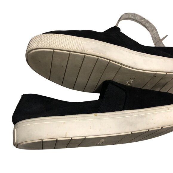 Vince Womens Preston Slip On Sneakers Suede Black 8 - Picture 7 of 7